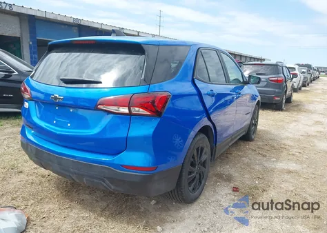 2024 Chevrolet Equinox Fwd Ls из США, поврежденный, VIN 3GNAXHEG8RL229635